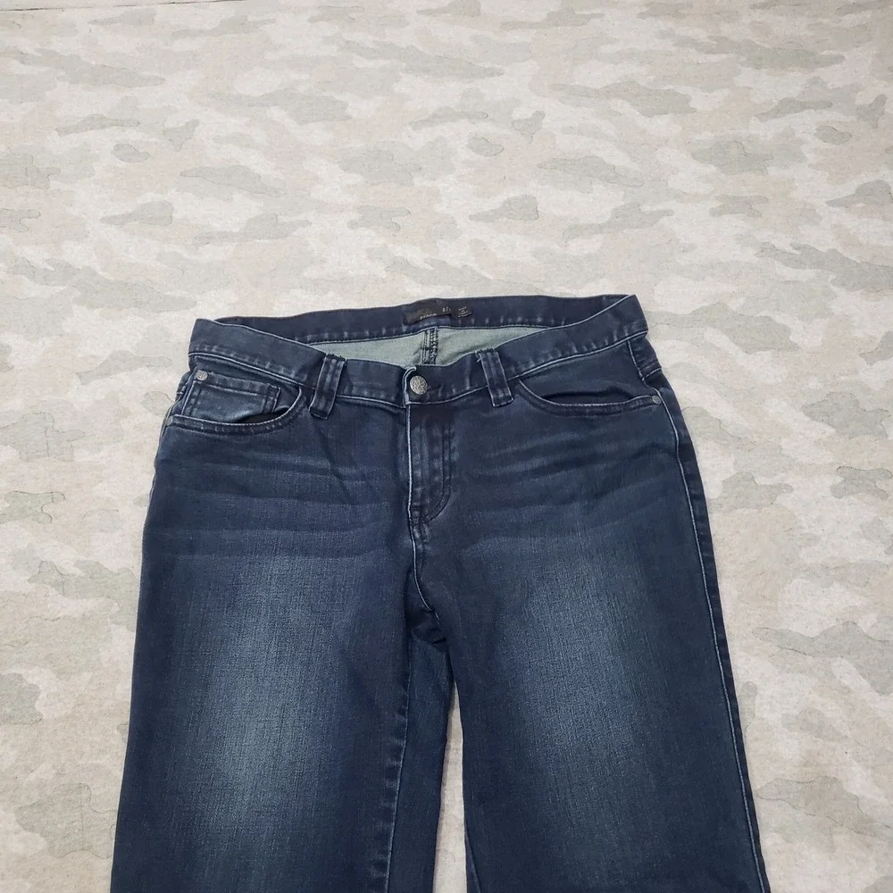 Prana Jeans Womens 8/29 Blue Pockets Denim‎ Dark Wash Straight